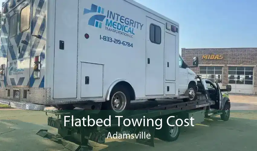 Flatbed Towing Cost Adamsville