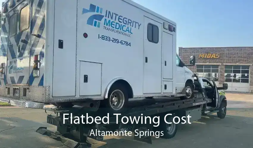 Flatbed Towing Cost Altamonte Springs