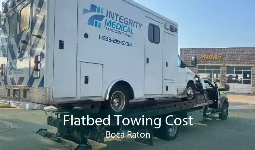 Flatbed Towing Cost Boca Raton