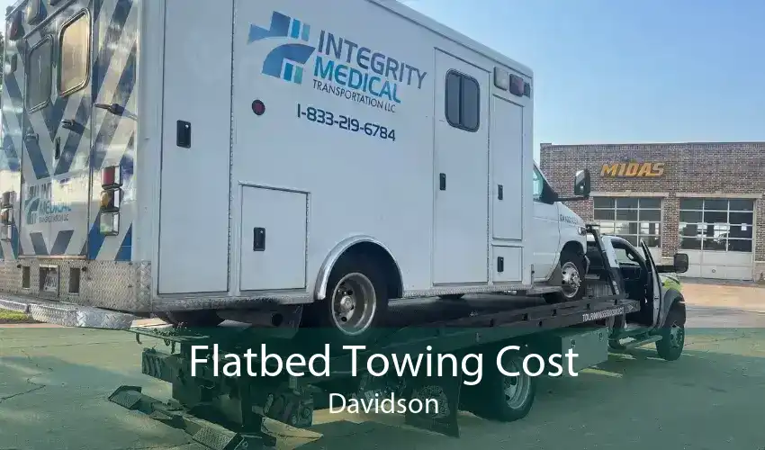 Flatbed Towing Cost Davidson