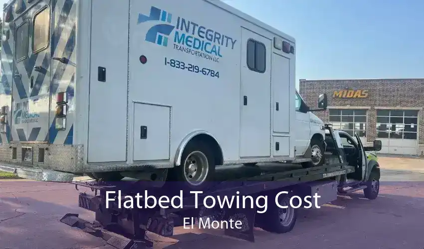 Flatbed Towing Cost El Monte