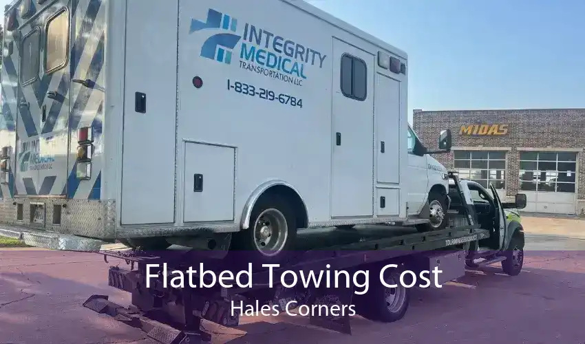 Flatbed Towing Cost Hales Corners