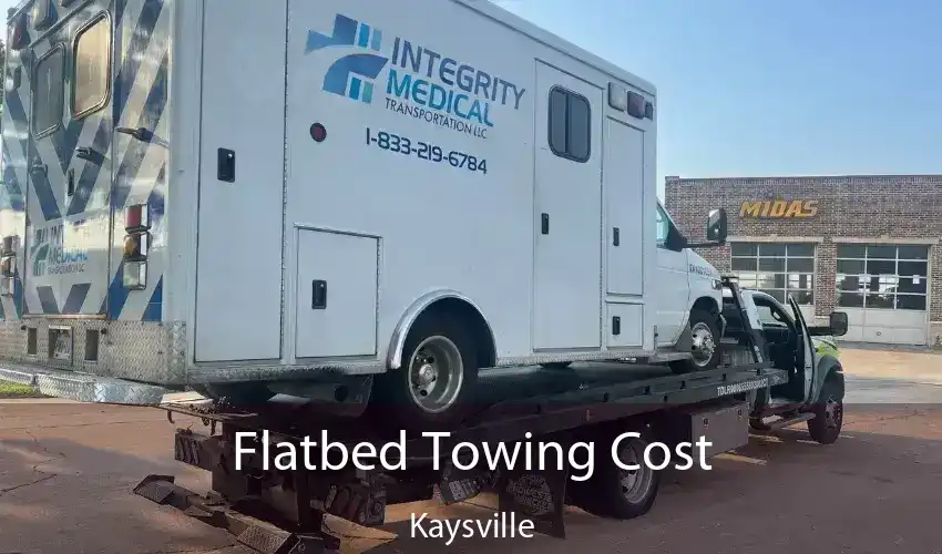 Flatbed Towing Cost Kaysville
