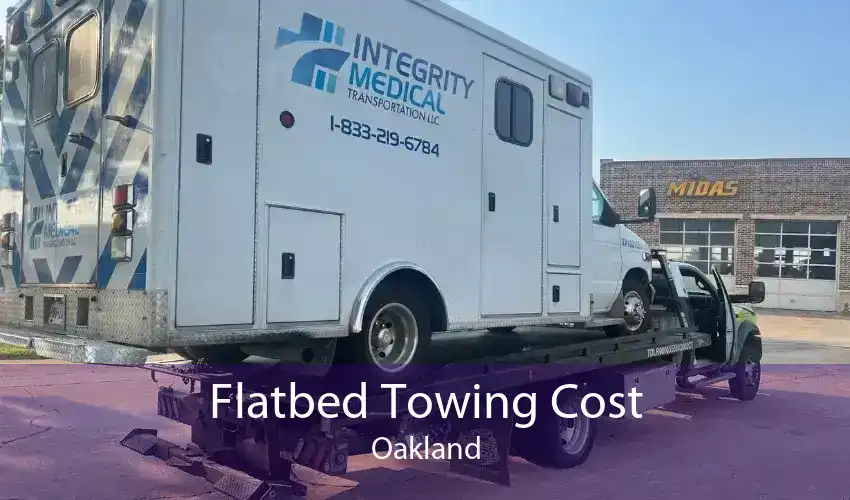 Flatbed Towing Cost Oakland