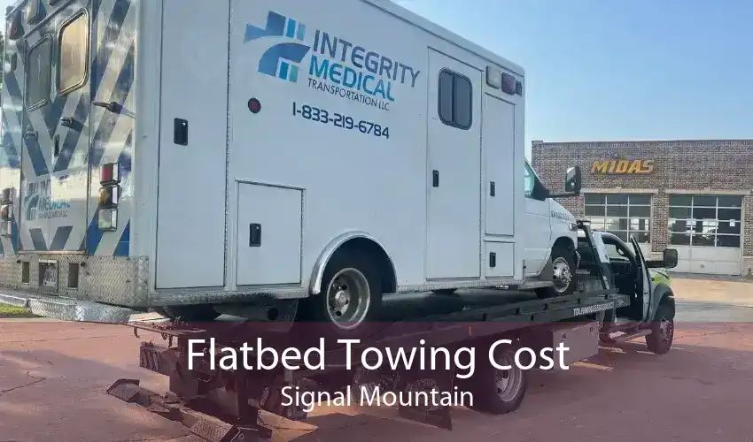 Flatbed Towing Cost Signal Mountain