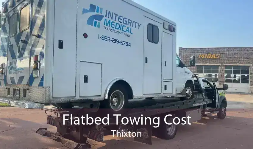 Flatbed Towing Cost Thixton
