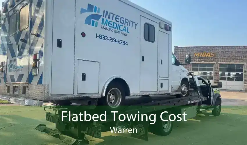 Flatbed Towing Cost Warren