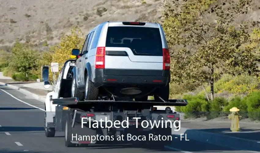 Flatbed Towing Hamptons at Boca Raton - FL