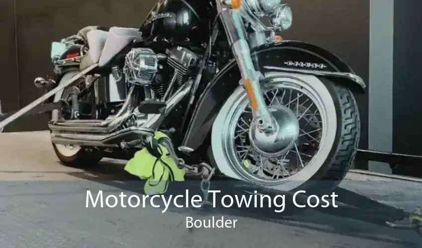 Motorcycle Towing Cost Boulder