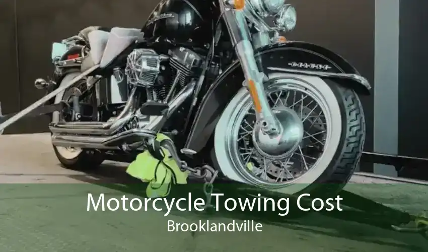 Motorcycle Towing Cost Brooklandville