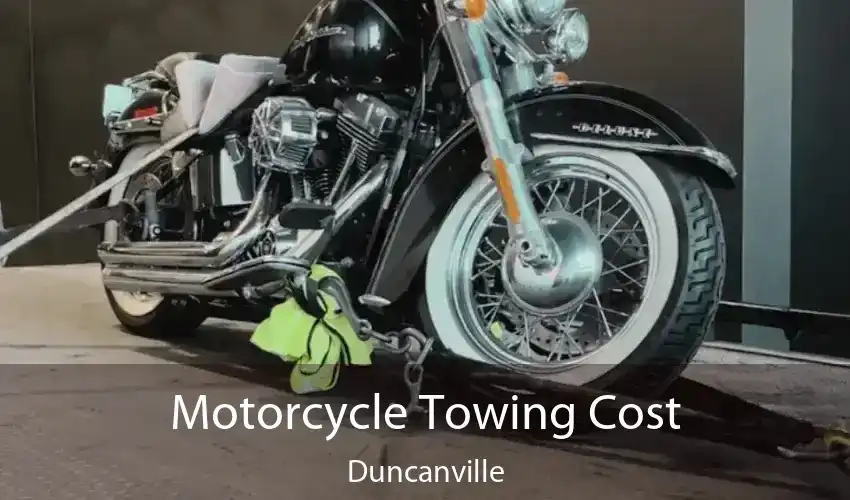 Motorcycle Towing Cost Duncanville