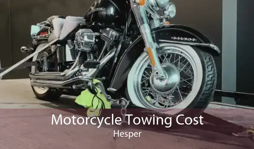 Motorcycle Towing Cost Hesper