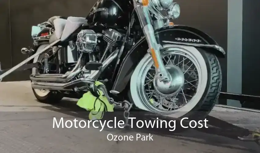 Motorcycle Towing Cost Ozone Park