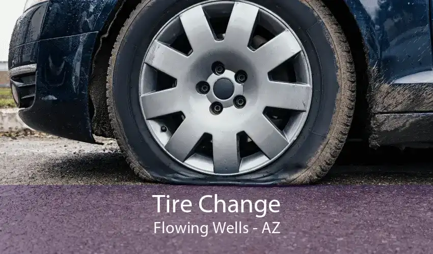 Tire Change Flowing Wells - AZ