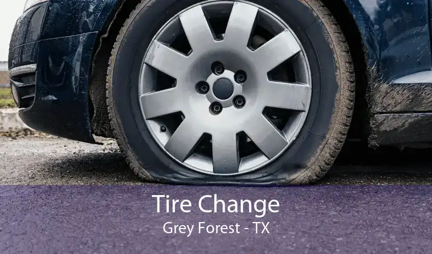 Tire Change Grey Forest - TX