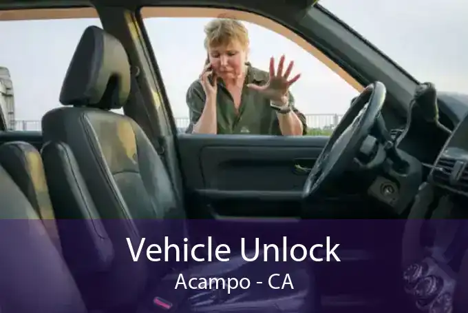 Vehicle Unlock Acampo - CA