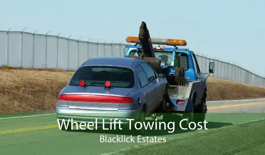 Wheel Lift Towing Cost Blacklick Estates