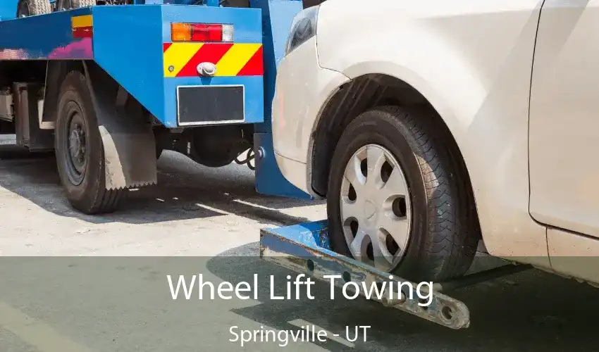 Wheel Lift Towing Springville - UT