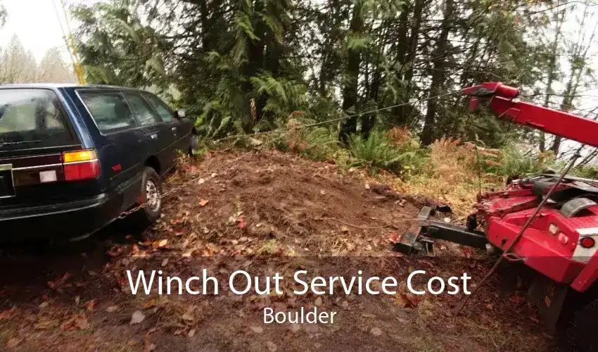 Winch Out Service Cost Boulder